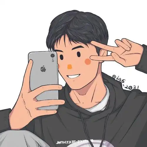 手绘帅气男生头像,快来挑一张