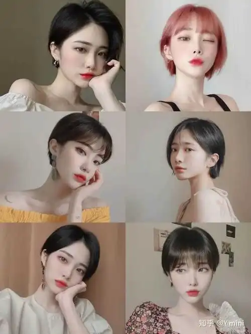 中超短中性短发 帅气又超有女人味的发型,可盐又可甜