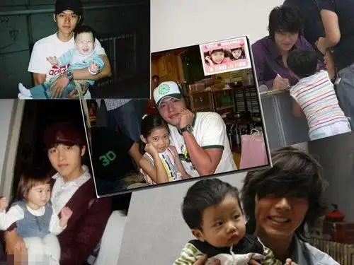 《爸爸去哪儿》李敏镐张根硕gd尼坤抱孩子有爱照片大曝光