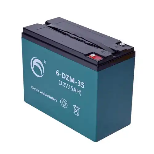 厂家直销6-dzm-35牵引型蓄电池 12v35ah电动车滑板车通用