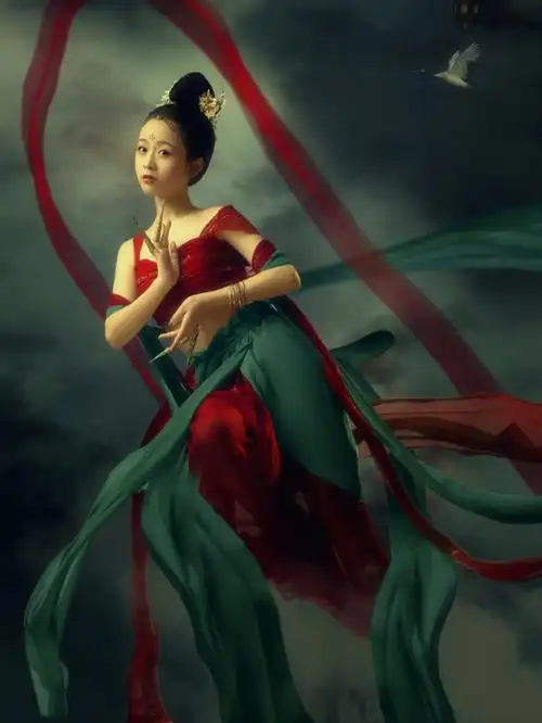 感觉很多人都在拍敦煌飞天仙女作为一个三