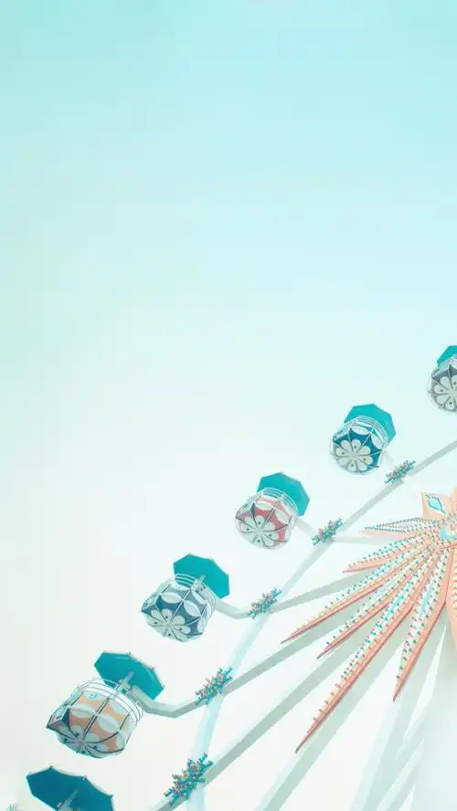 摩天轮 背景图片,摩天轮图片高清(手机壁纸,唯美浪漫摩天轮)