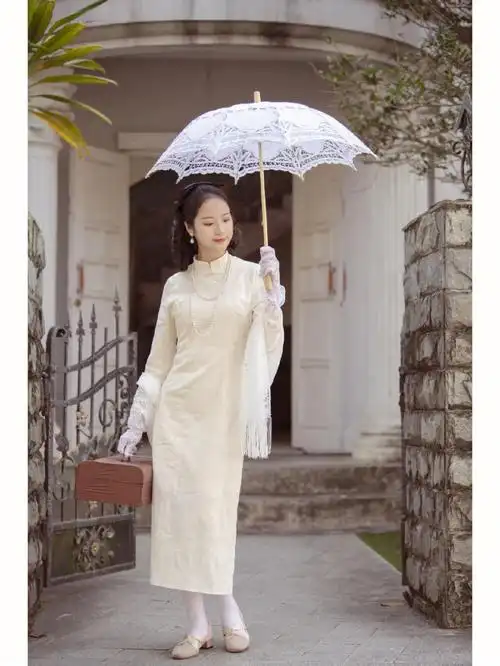 民国旗袍民国千金白秀珠