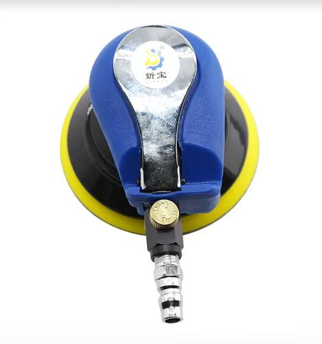 台湾釿宝5寸气动打磨机汽车打蜡抛光工具磨光干磨机腻子磨头气磨