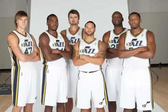 图文犹他爵士队新赛季媒体日爵士六大将