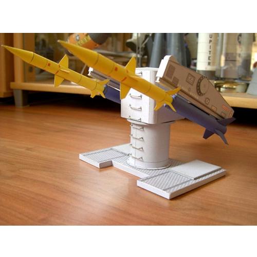 仿真军事模型火箭导弹3d立体纸模型diy手工制作儿童折纸益智玩具