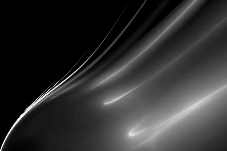 黑白计算机生成的数字抽象分形背景