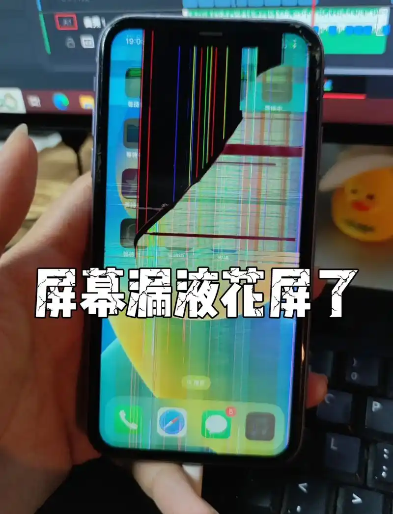 苹果11摔漏液了花屏了.浙江杭州的iphone 11,机主的 - 抖音