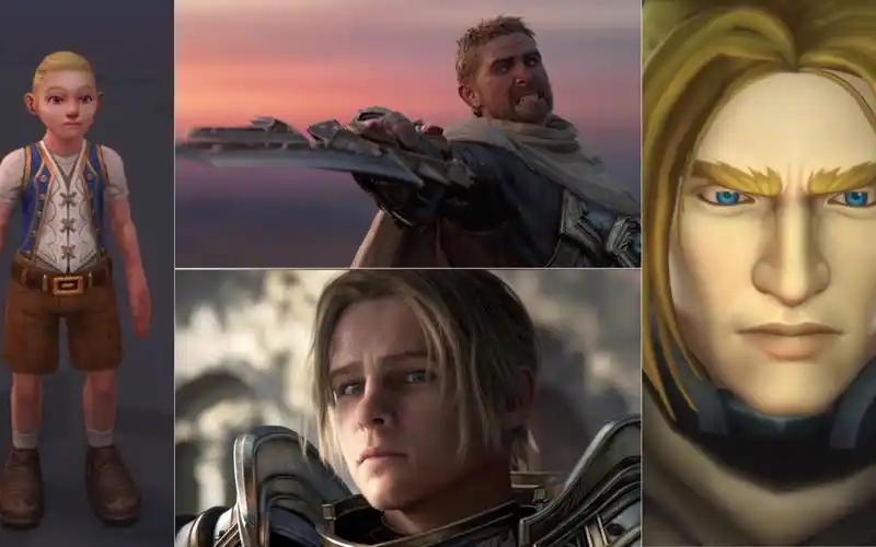 小王子安度因·乌瑞恩在魔兽世界宣传片中的不同形象合集 从小正太到