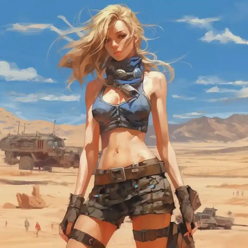 狂野女战士,太酷了吧.超级酷炫的美式动漫女生头像#动漫女头  - 抖音