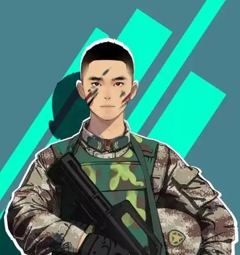 一组兵哥哥头像送给你们腾讯新闻