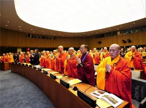 中美加佛教论坛在美国纽约联合国总部举行共议构建人类命运共同体
