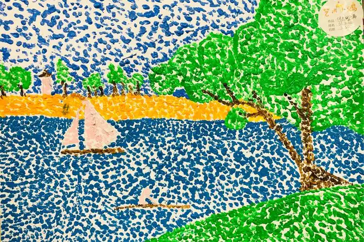 艺术小鸡三林店毕加索多维班《修拉的点画》