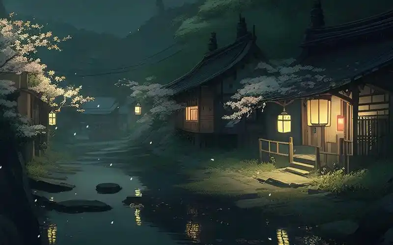 古风壁纸 夜景