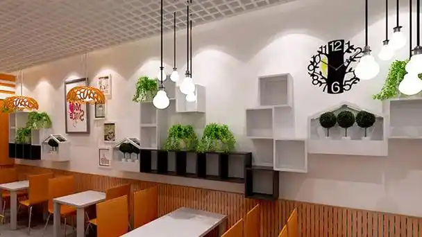 云南傣味小吃店装修方案,小吃店装修