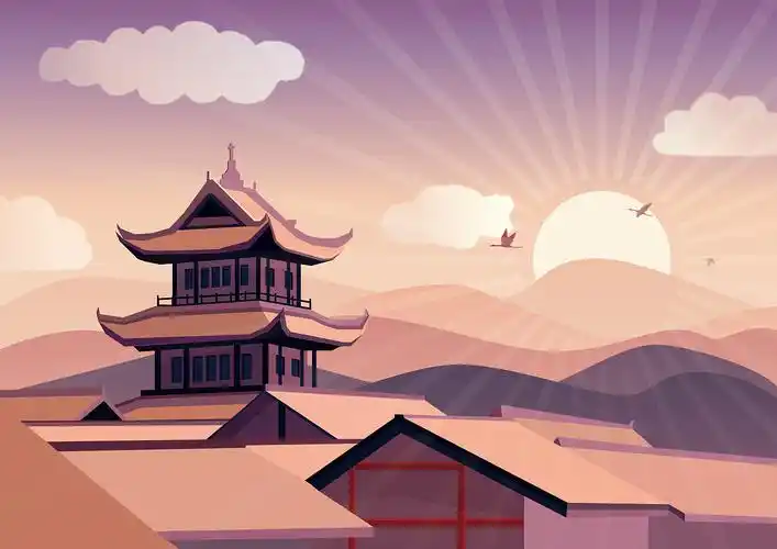 毕设插画——中国四大古城