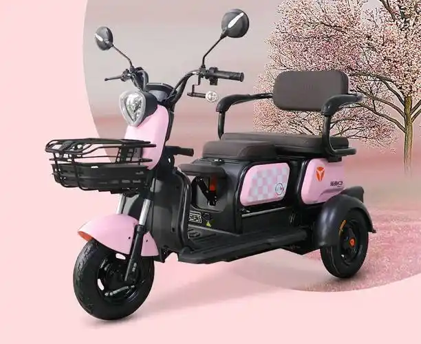 雅迪推出新电动三轮车k3轻量化设计搭载qsb电机主打载人