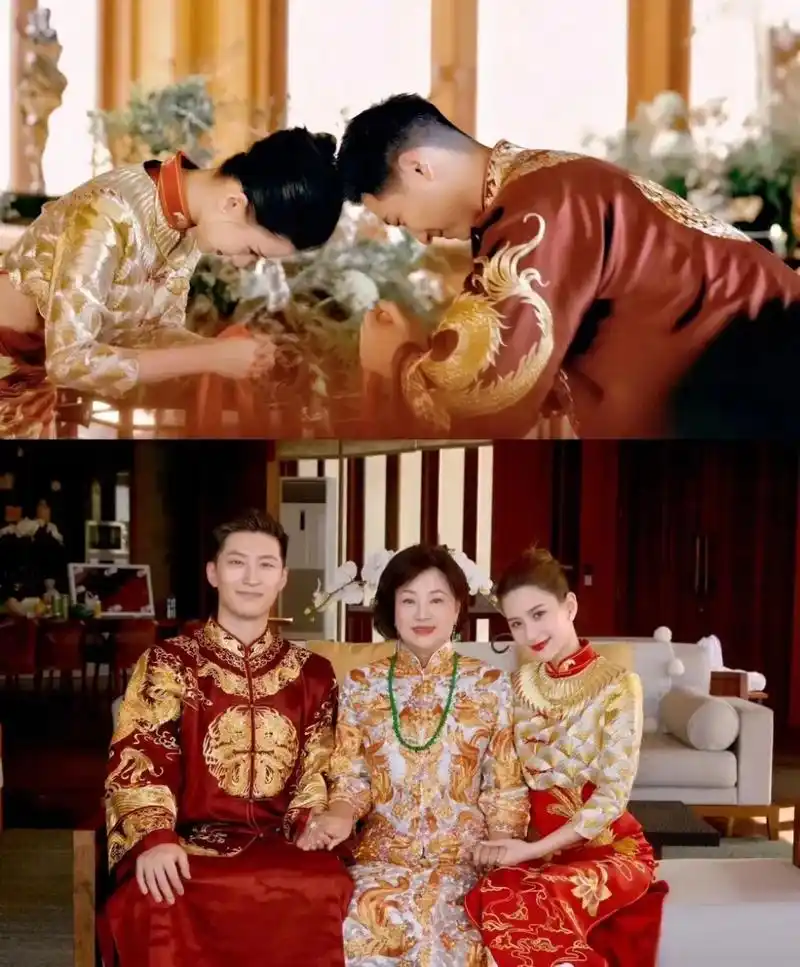 有钱人终成眷属,何超莲窦骁今日婚礼礼服.