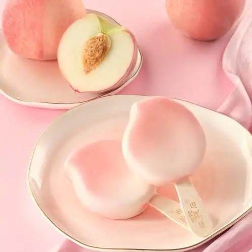 东北大板雪糕白桃子脆皮网红冰淇淋15支