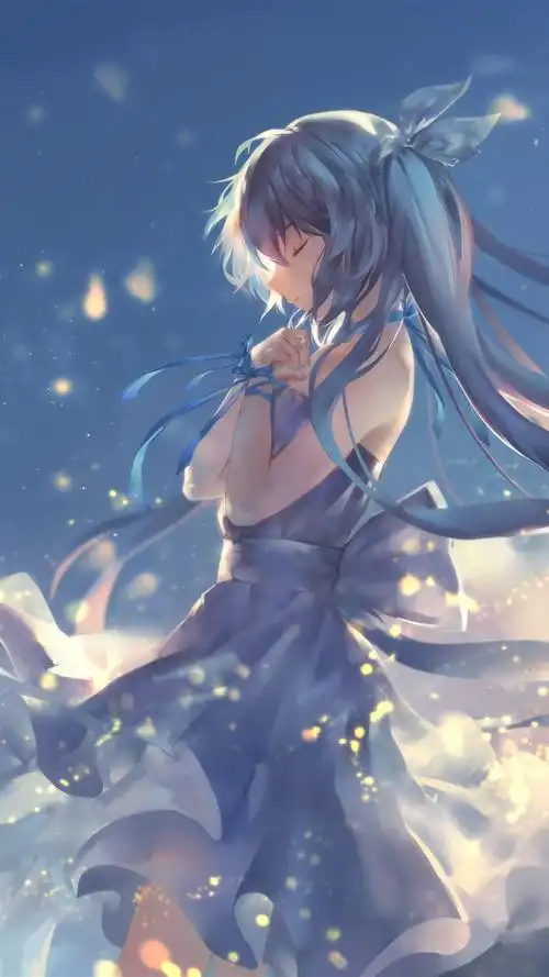 唯美动人二次元美女手机壁纸_动漫_手机壁纸下载_美桌网