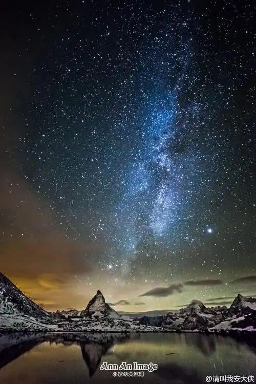 马特洪峰上的星