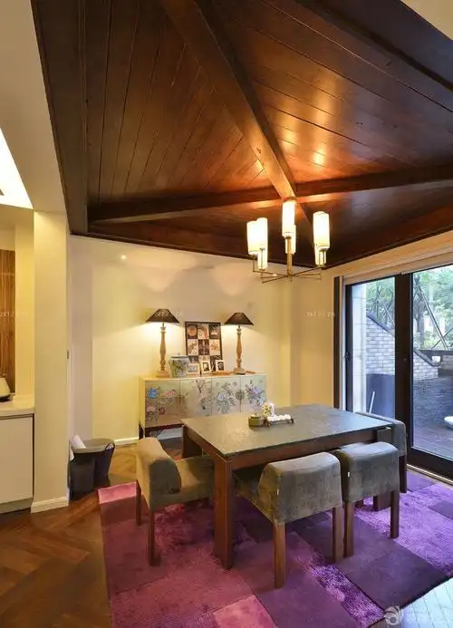 房子木质吊顶装修效果图片120平