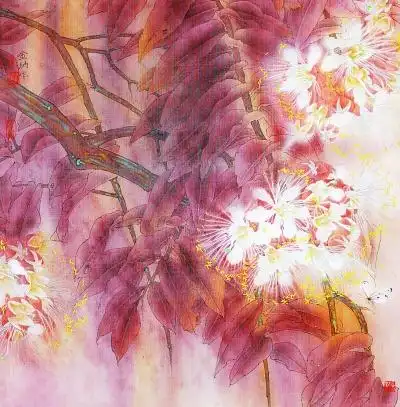 春 晨(中国画) 金 纳