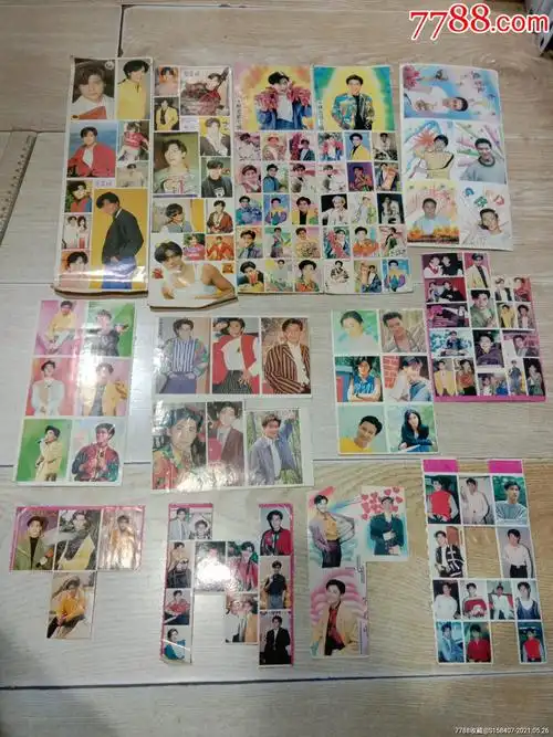 90年代男明星张学友林志颖郭富城吴奇隆郑伊健苏有朋大小共14张