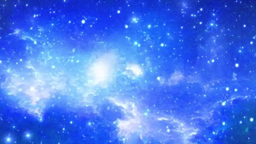 唯美大气蓝色星空宇宙星云背景_1920x1080_高清视频素材下载(编号