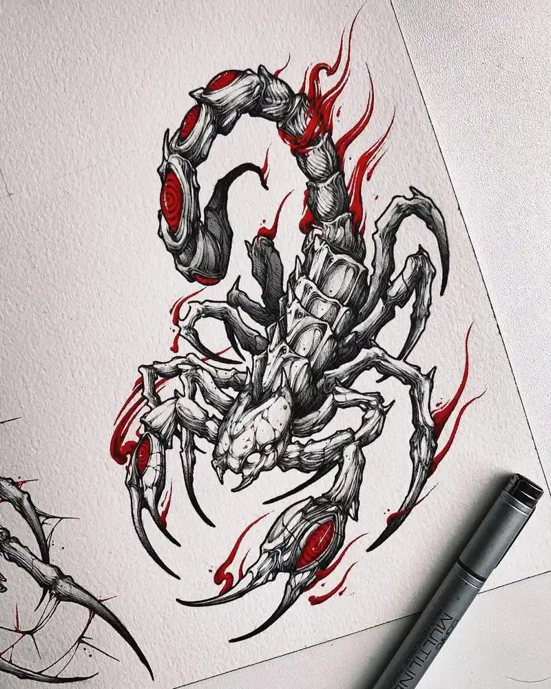 人见利而不见害 ,鱼见食而不见钩.#纹身 #人知鬼恐怖鬼晓人 - 抖音