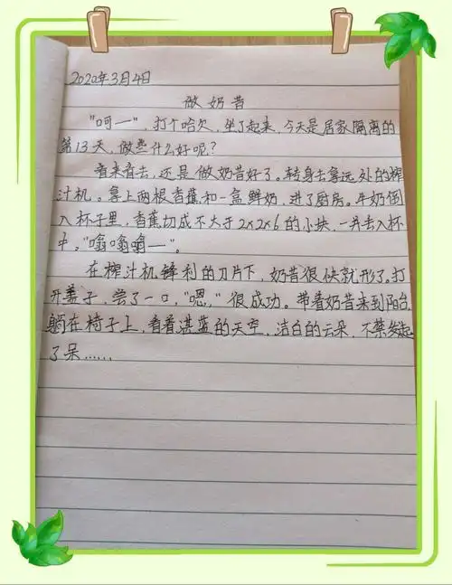 百字日记第一天