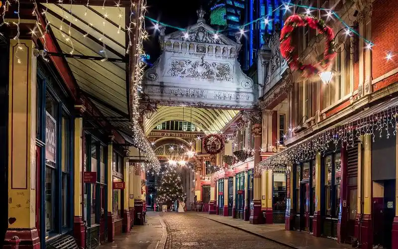 壁纸 英国伦敦,城市,夜晚,黄昏,街道,路灯 1920x1440 hd 高清壁纸