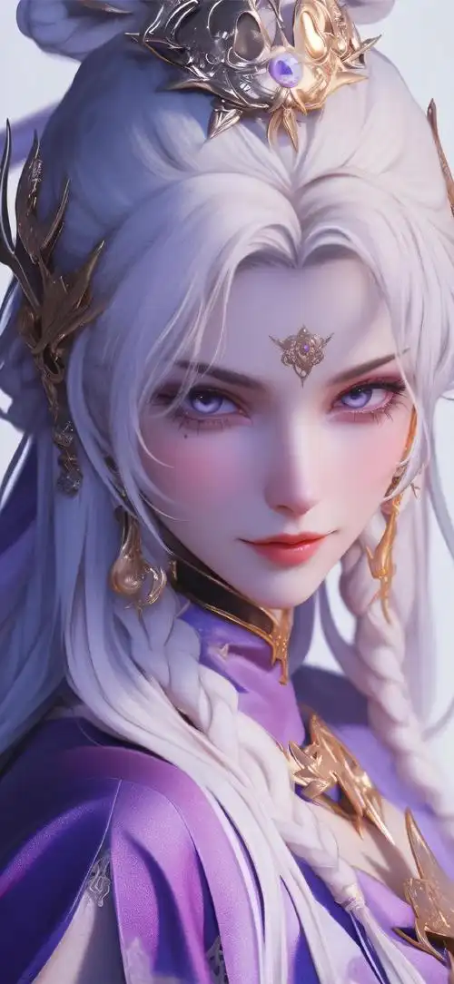 古风白发美女动漫壁纸#壁纸