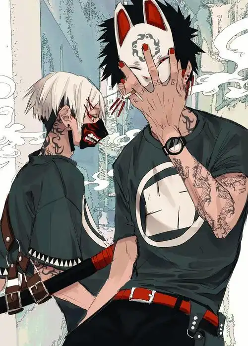 日推画师さくしゃ2作品妖艳病娇的美少年