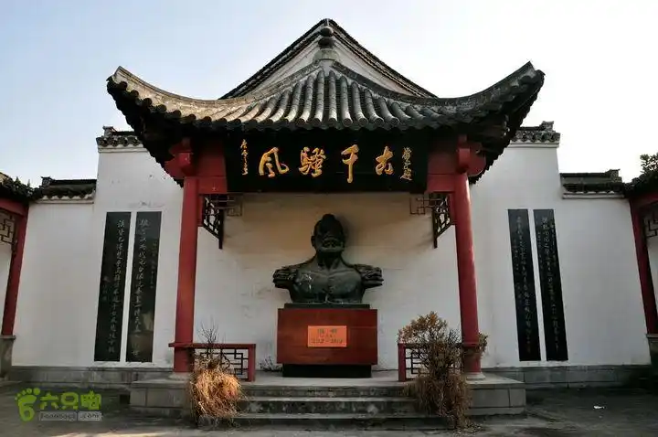 游和县霸王祠,泡香泉湖温泉霸王祠