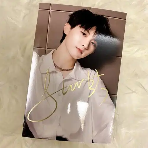 马嘉祺笔签名照片时尚周边非印刷爱豆照亲笔签名 小马10【图片 价格