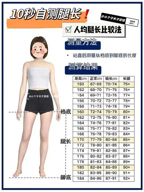 黄金比例是视觉穿搭zui好的身材小个子也可以有大长腿759696