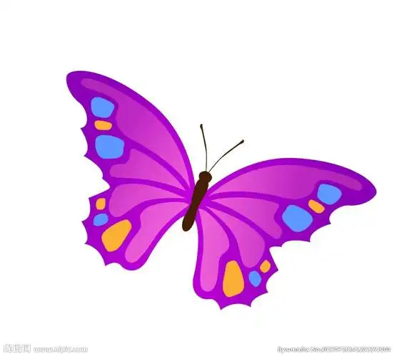 卡通蝴蝶图片