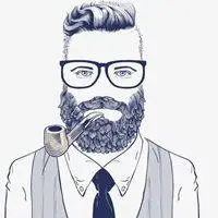 戴眼镜文艺大叔头像_微信头像图片大全