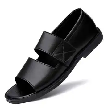 【狂欢618 精选牛皮】古怡凉鞋男鞋夏季真牛皮沙滩鞋男时尚凉鞋男两穿