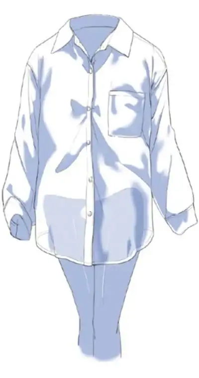 教你画漫画人物衬衫