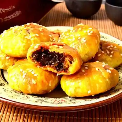 安徽黄山烧饼梅菜扣肉手工好再来北方正宗徽州特产酥饼14零食小吃