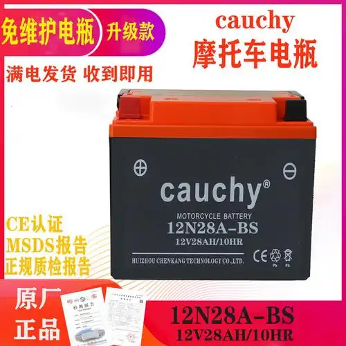 12n28a燃油三轮摩托车电瓶12v28ah宗申隆鑫福田250大容量电池
