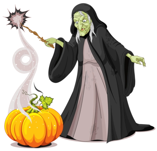 老巫婆插画