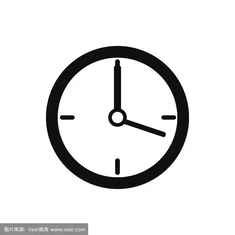 时钟图标.矢量图