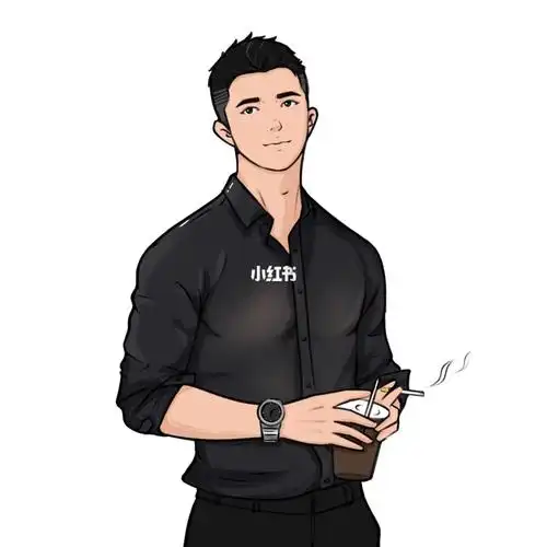 手绘微信头像帅哥