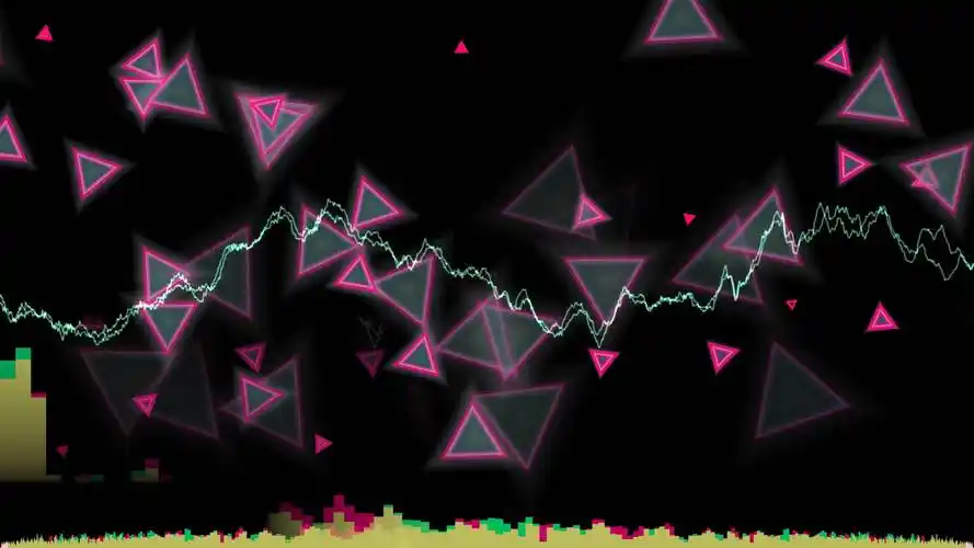 音乐频谱舞动夜场夜店酒吧vj动态背景4k