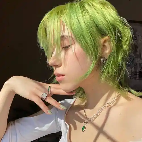 荧光绿你敢染吗