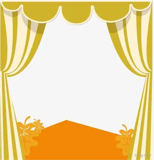 矢量舞台png素材透明免抠图片-动植人物