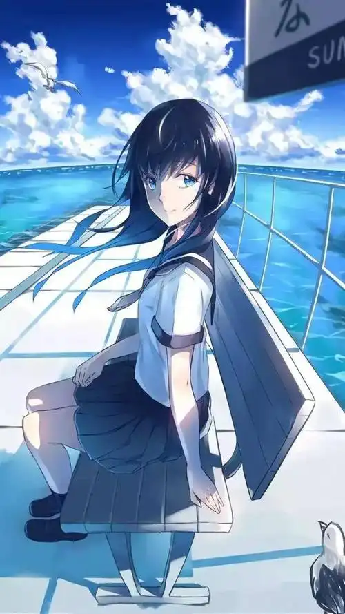 动漫个性壁纸——相信时光,所有的不快终将会逝去!